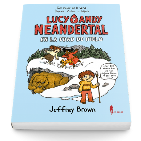 Lucy y Andy Neandertal en la edad de hielo