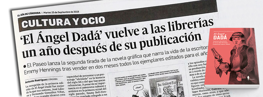 «El Ángel DADÁ», Diario de Córdoba, veinticinco de septiembre de 2018